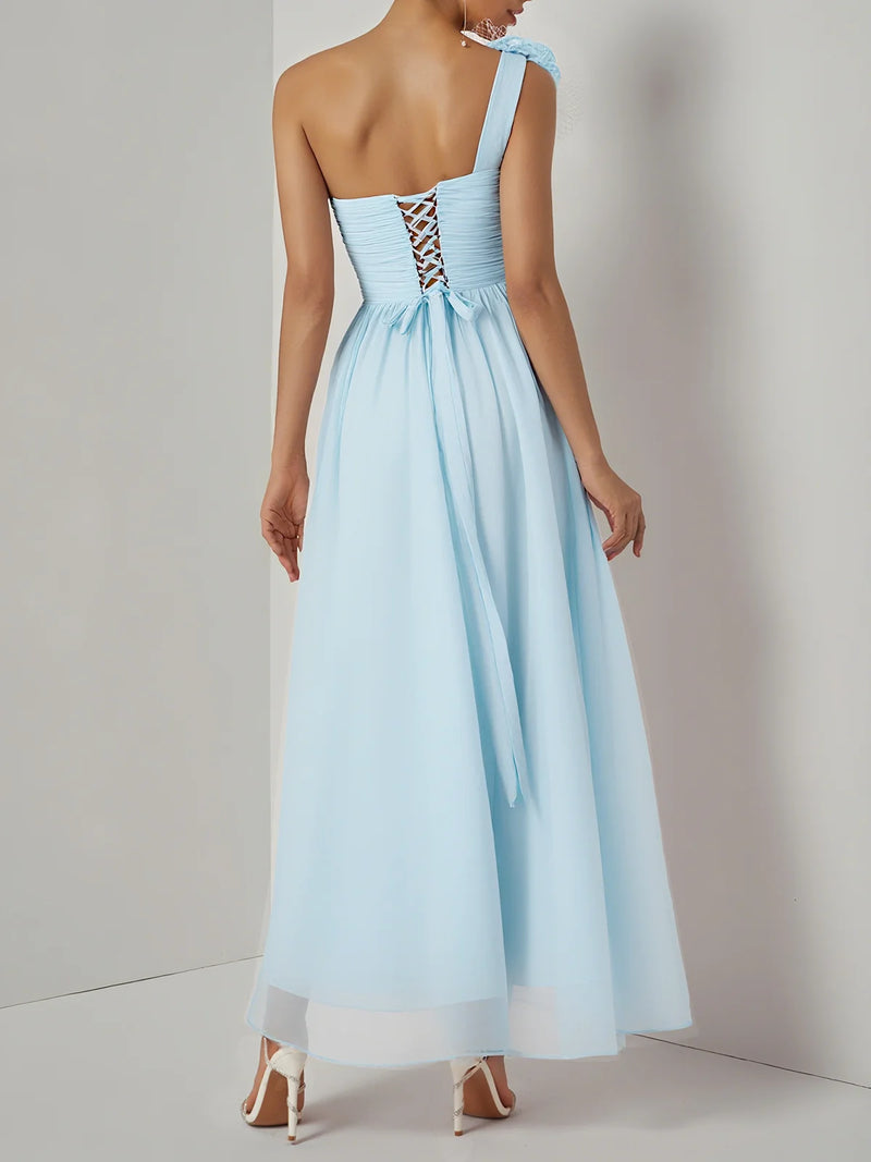 Sheatha - Floral Chiffon Gown Dress