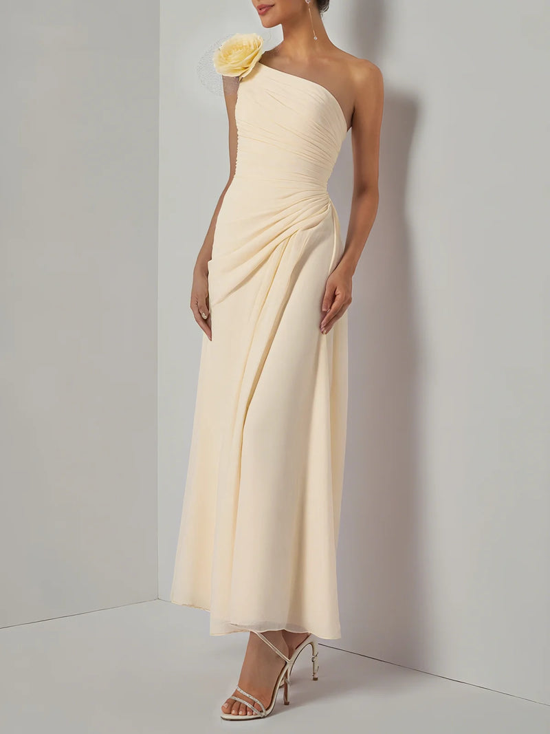 Sheatha - Floral Chiffon Gown Dress