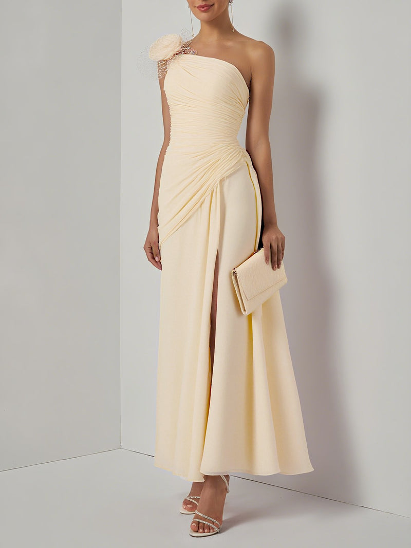 Sheatha - Floral Chiffon Gown Dress