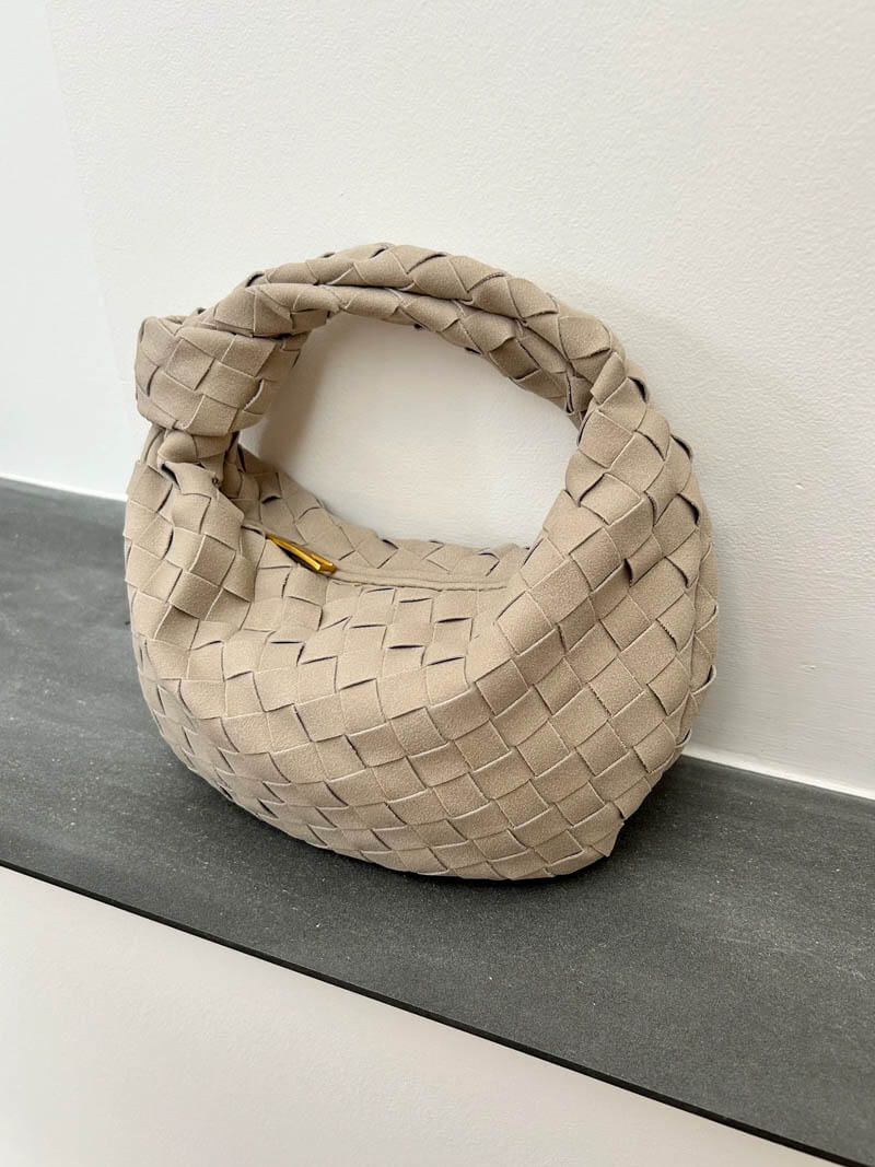 Suede Woven Mini Bag