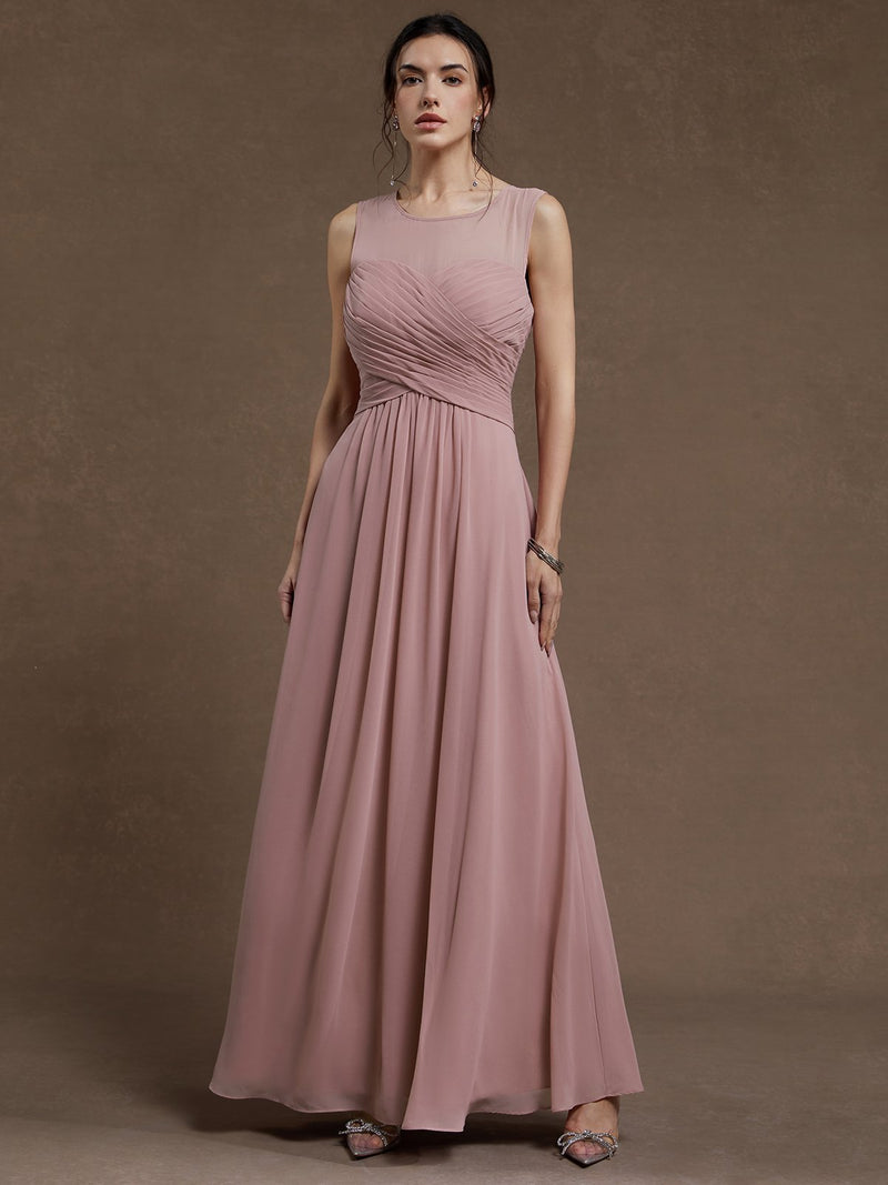Solia - Luxe Pleated Maxi Dress