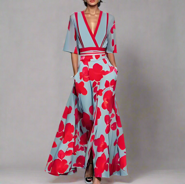 Summer - Maxi Dress with Sleeves