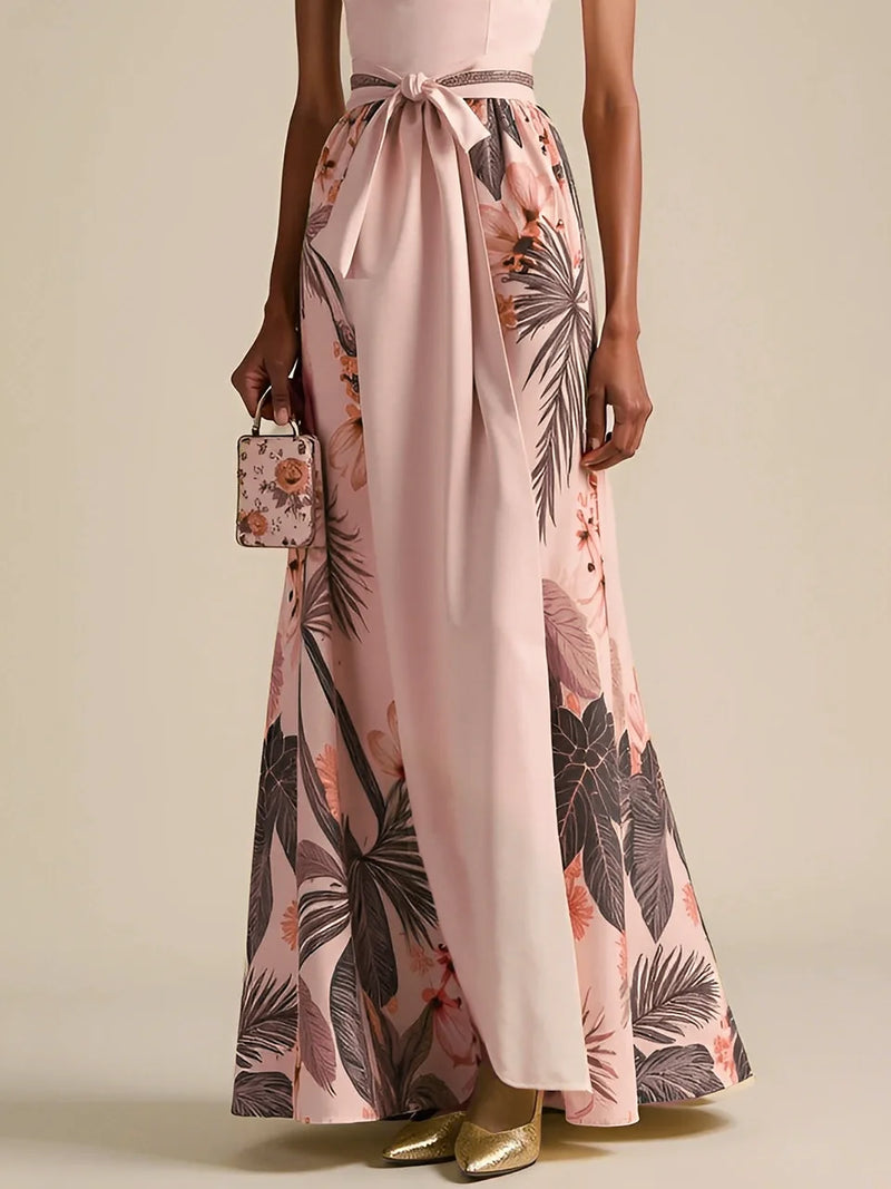 Tahlia - Bow Classic Floral Dress