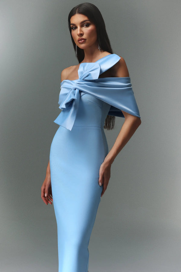 Uara – Off Shoulder Bow Dress