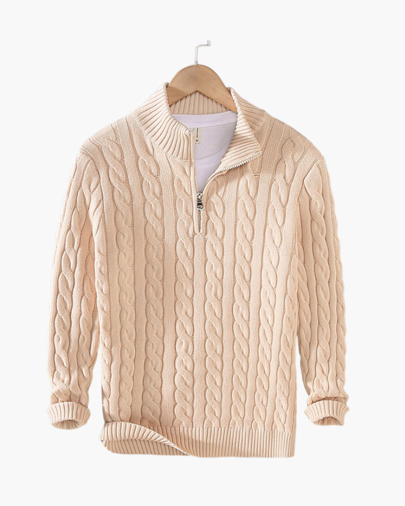 Luther Old Money - Verbier Half Zip Sweater