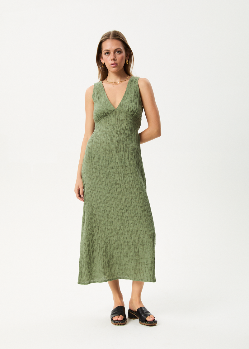 Afend - Seersucker Oli Maxi Dress