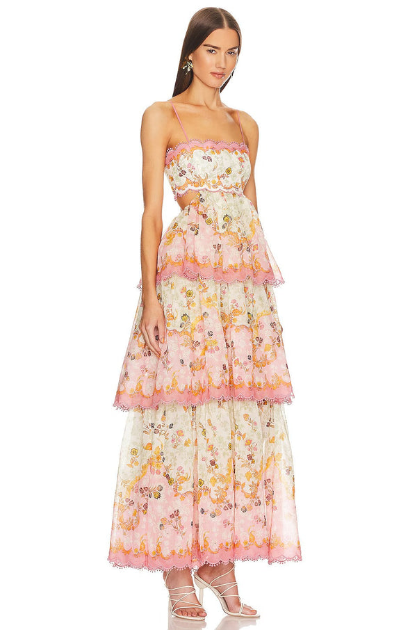 Laurel - Elegant Tiered Maxi Dress