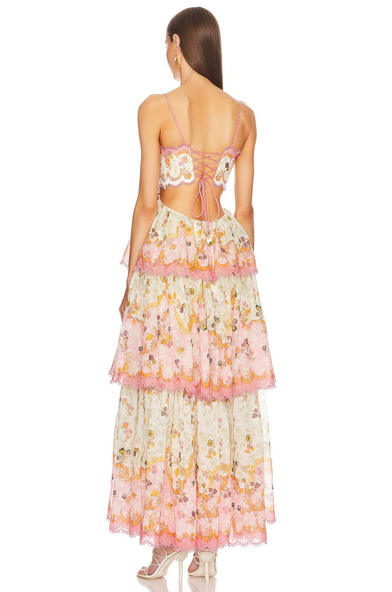 Laurel - Elegant Tiered Maxi Dress