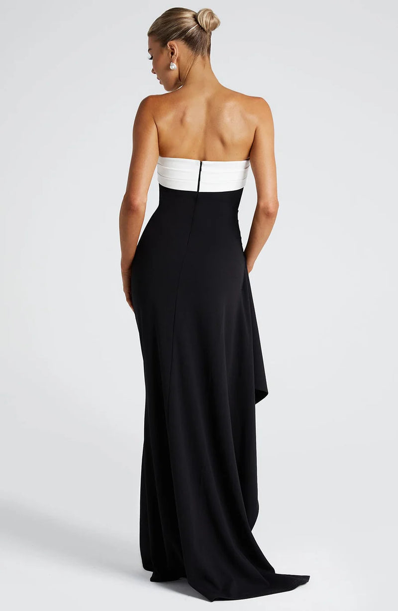 Zafira - Luxury Plum Maxi Dress