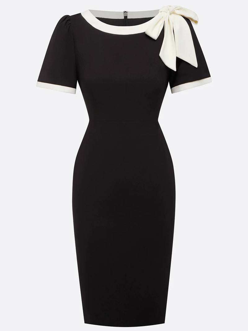 Zaria - Bow Short Sleeve Dress