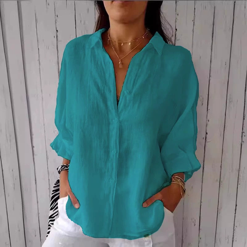 Lucy - Linen Back Design Top