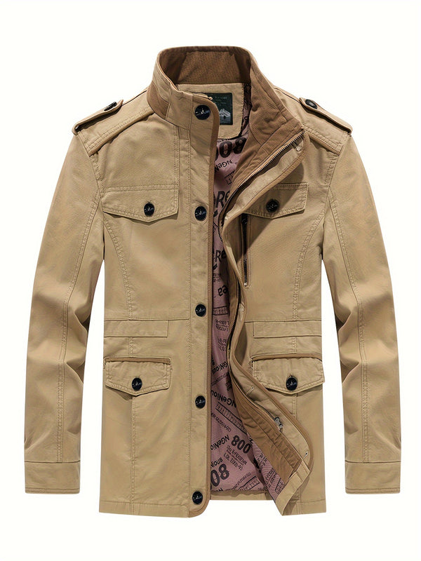Charles - Elegant Button Coat