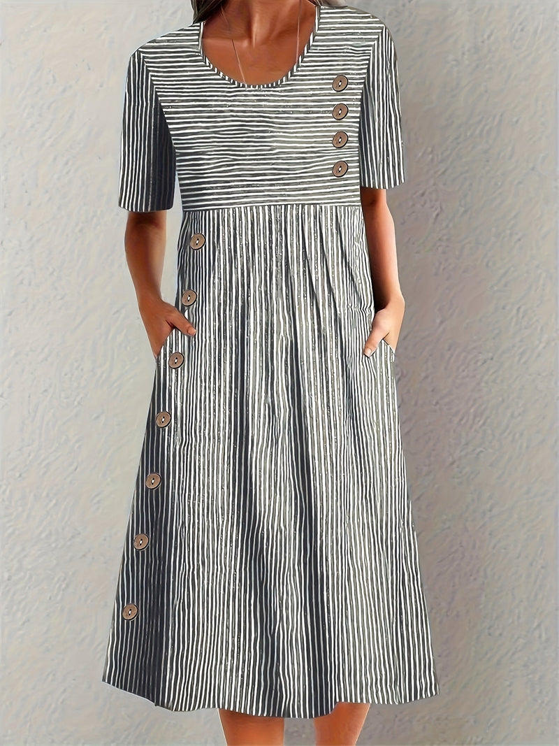Katherine | Elegant Retro Maxi Dress