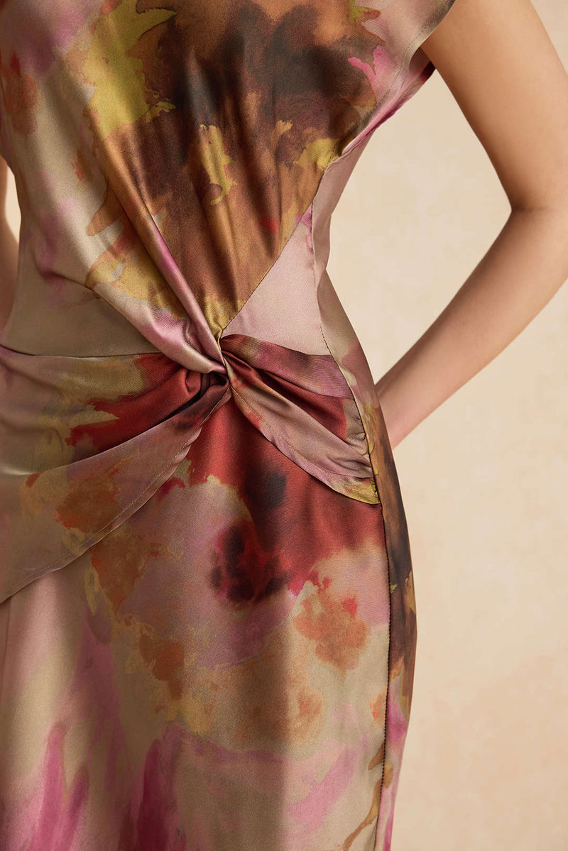 Juliette - Tie Dye Ruched Dress