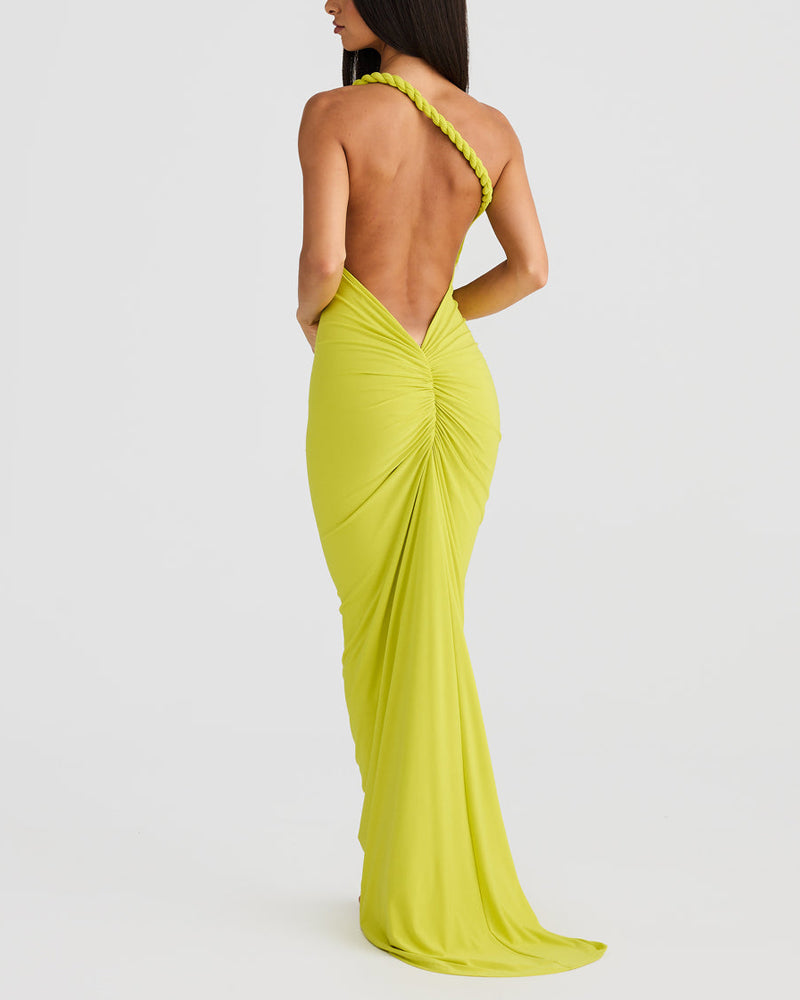 Valeria - Luxury Backless Woven Dress