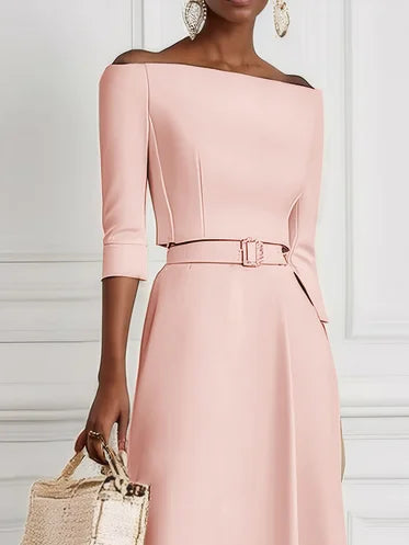 Anabel - Classic Half Sleeve Dress