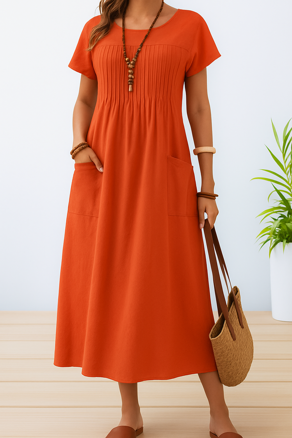 Brittany - Elegant Dress with Pockets
