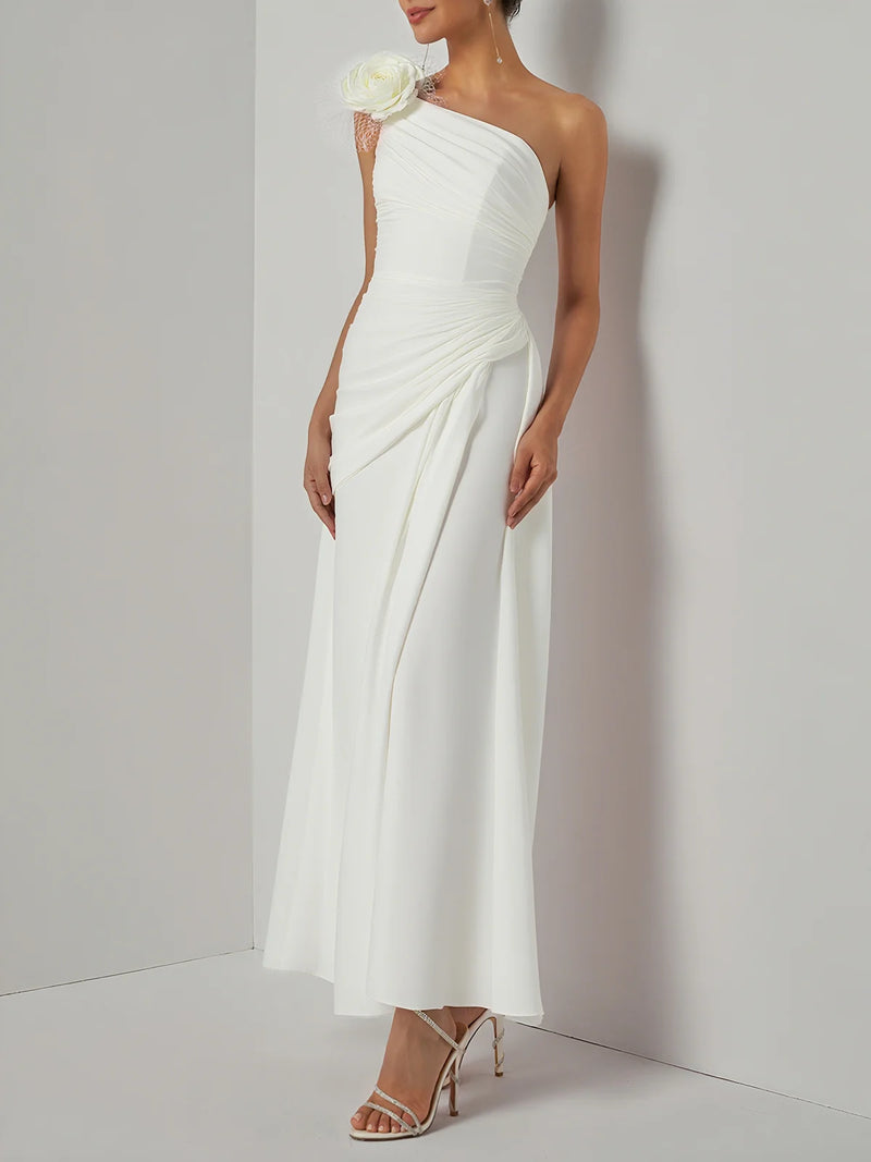 Sheatha - Floral Chiffon Gown Dress