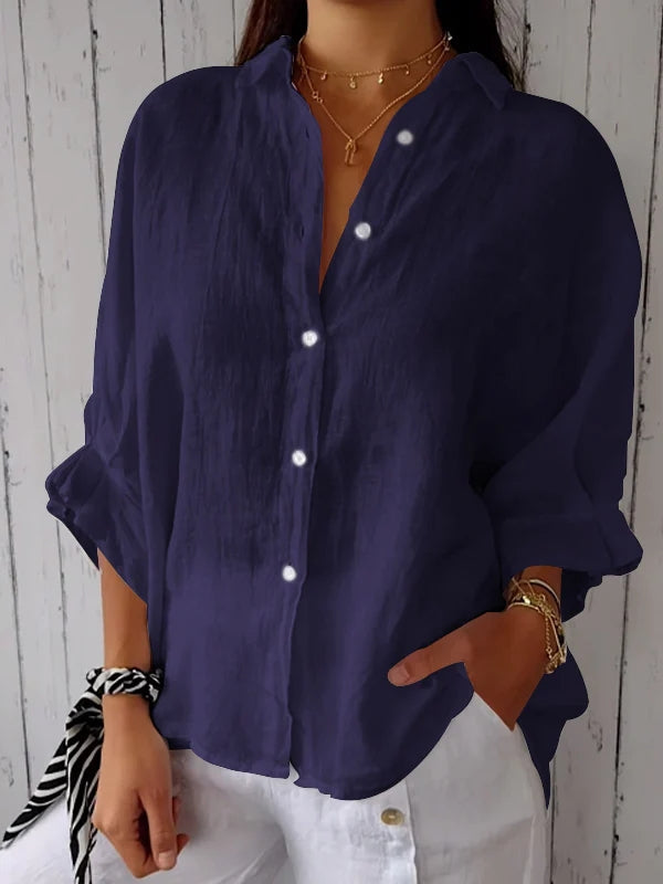 Lucy - Linen Back Design Top