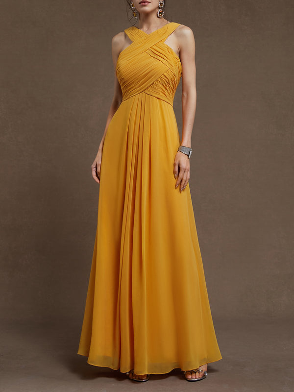 Solia - Luxe Pleated Maxi Dress