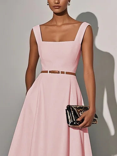 Carllota - Classic Lace Sleeveless Dress