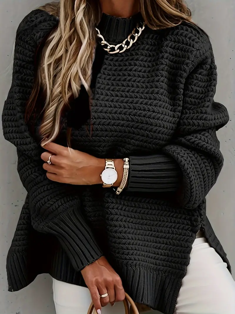 KATE | Warm Textured Knit Sweater