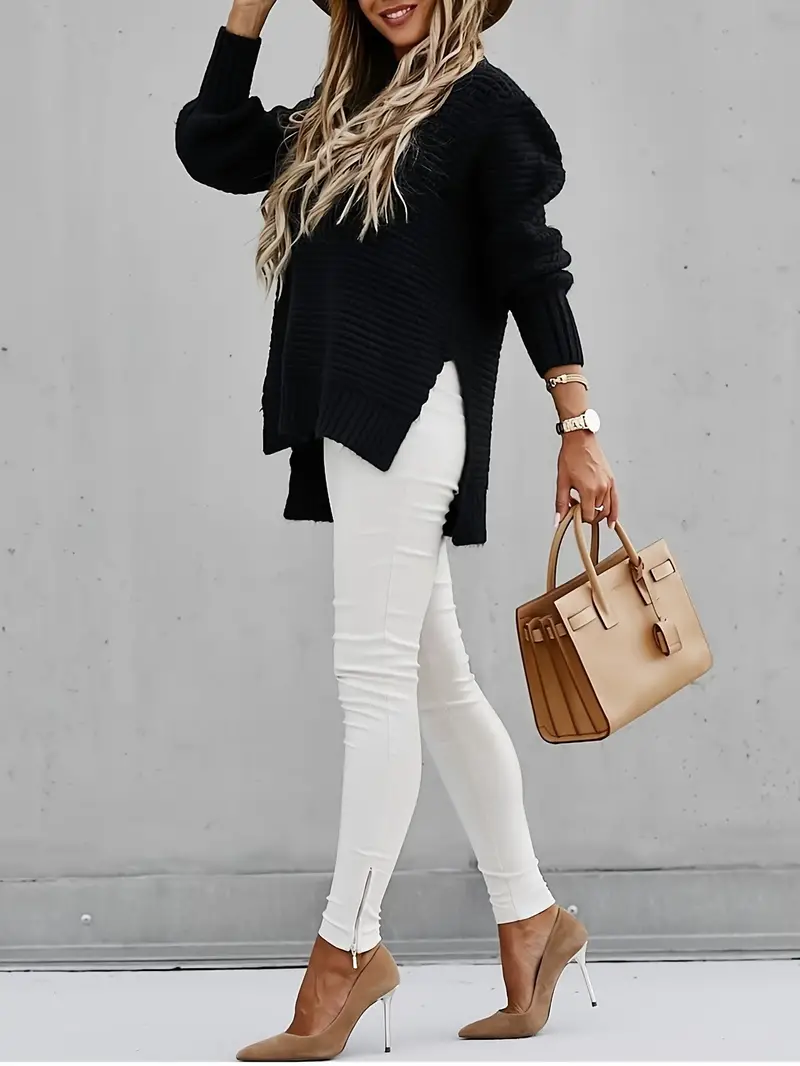 KATE | Warm Textured Knit Sweater