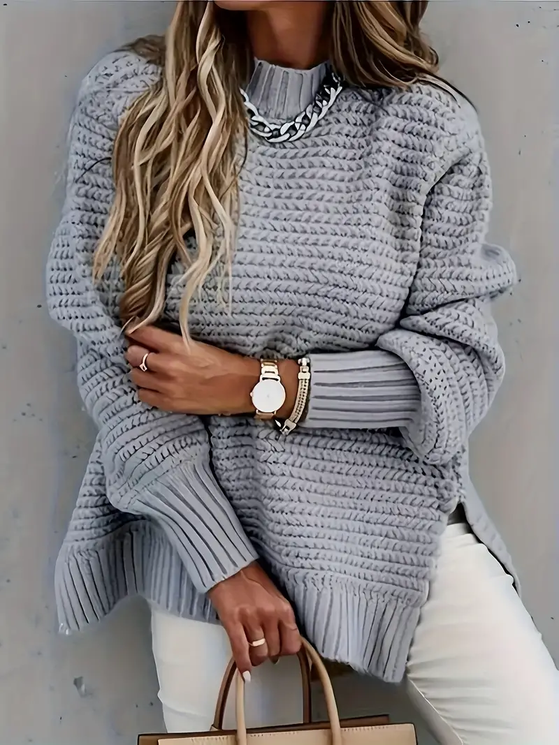 KATE | Warm Textured Knit Sweater