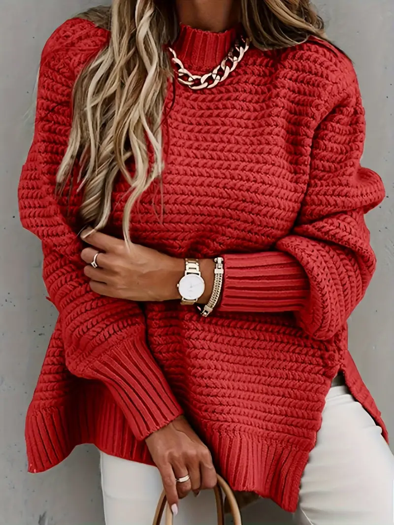KATE | Warm Textured Knit Sweater