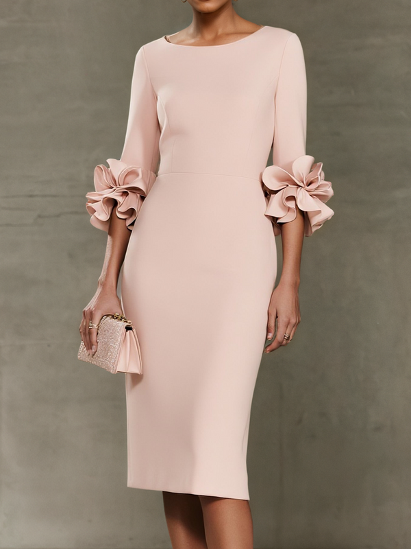 Lucazia - Classic Floral Midi Dress