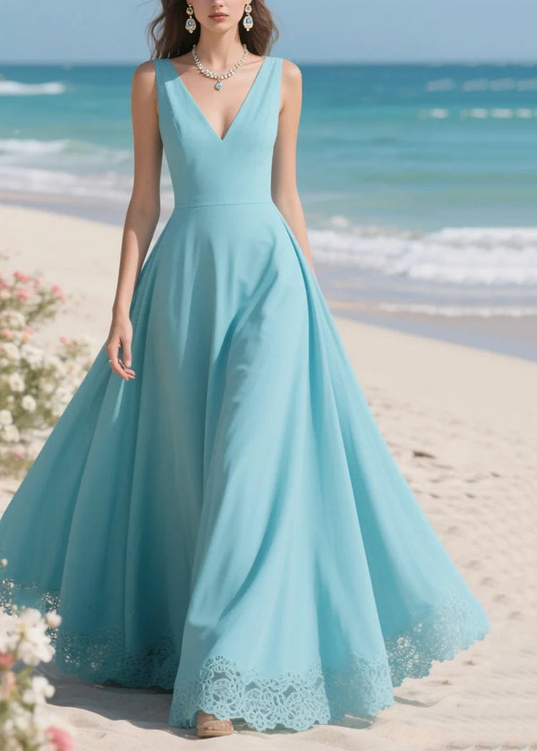 Avalinea - Patchwork Chiffon Dresses
