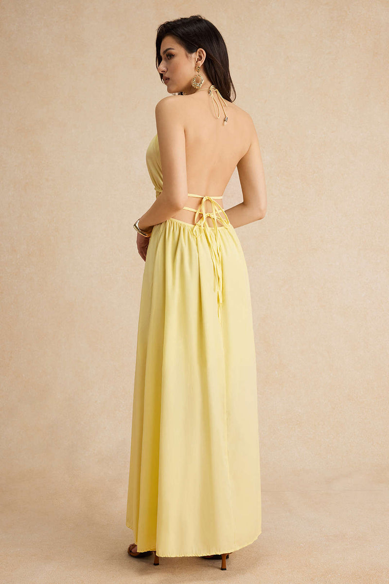 Selena - Luxe Neck Cut Out Dress