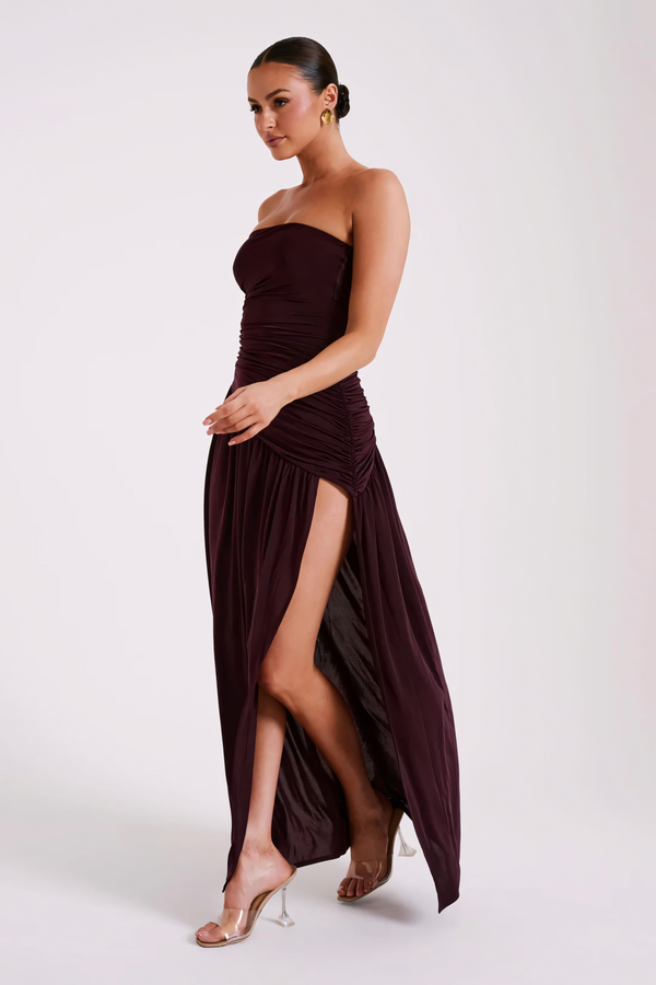 Mystic - Elegant Maroon Gown