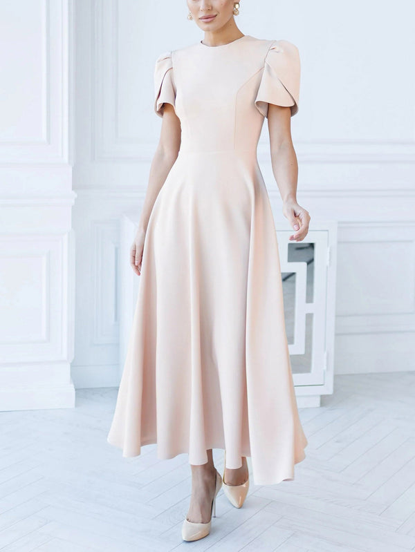 Lusifa - Elegant High Neck Dress