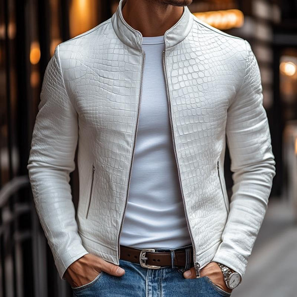 Luther - Vegan Leather Slim Fit Coat