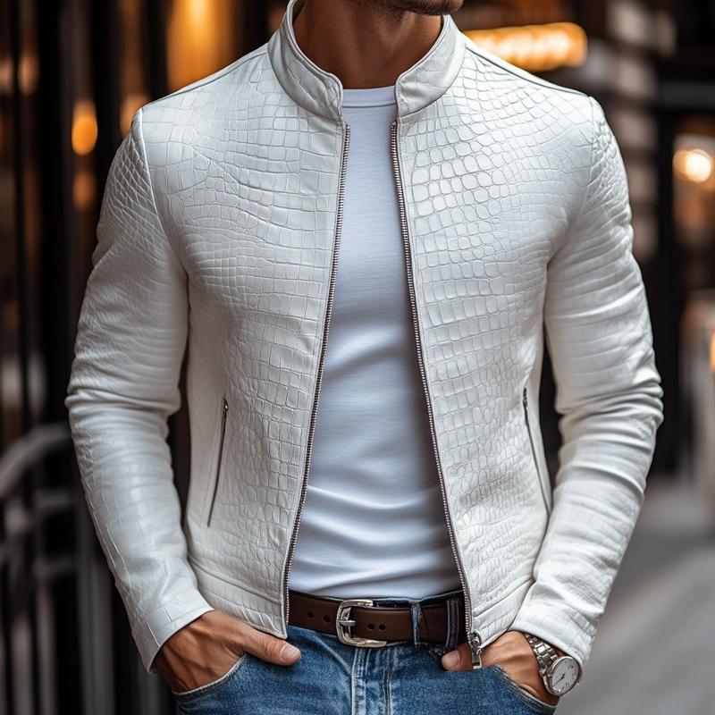 Luther - Vegan Leather Slim Fit Coat
