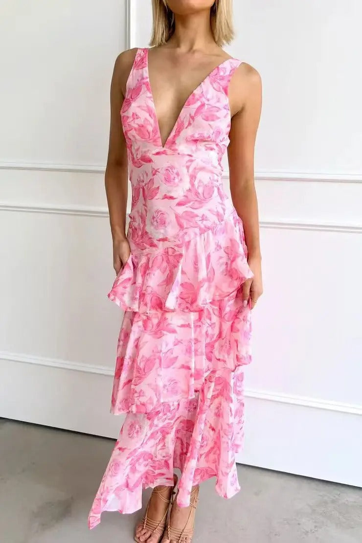 Dorotea - Luxe Floral Maxi Dress