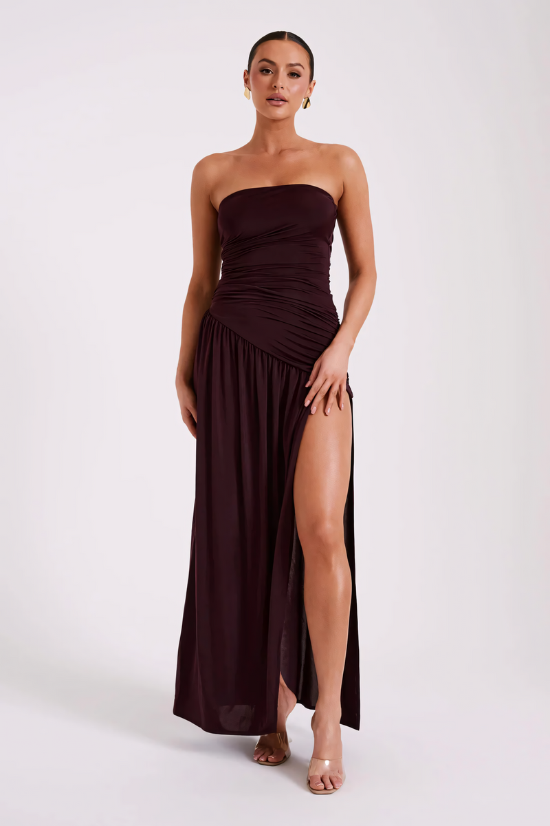 Mystic - Elegant Maroon Gown