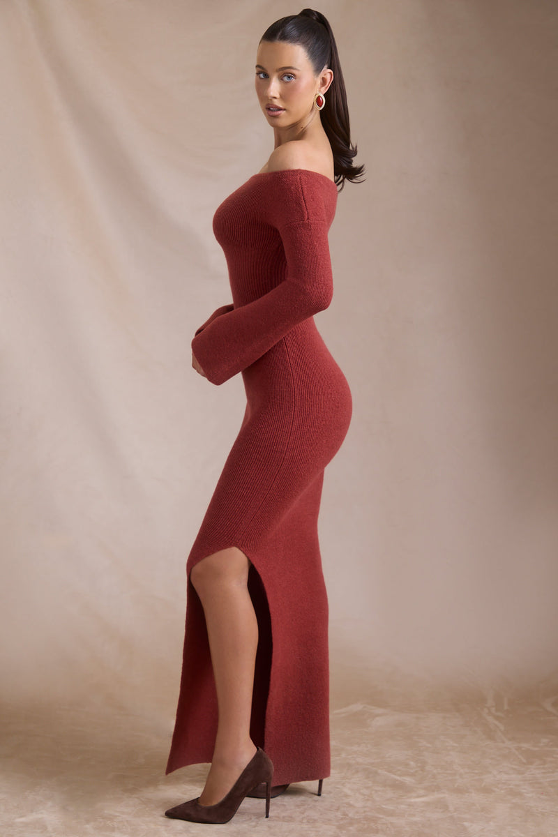 Ribby - Knit Off-Shoulder Dress