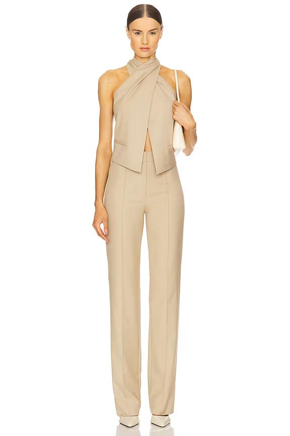 Vireya - Cross Halter Neck Bottom Set